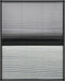 vidaXL - Raamhor - plissé - met - verduistering - 60x80 - cm - aluminium