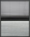 vidaXL - Raamhor - plissé - met - verduistering - 60x80 - cm - aluminium