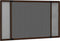 vidaXL - Raamhor - uitschuifbaar - (100-193)x75 - cm - bruin