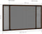 vidaXL - Raamhor - uitschuifbaar - (100-193)x75 - cm - bruin
