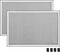 vidaXL Raamhor uitschuifbaar (100-193)x75 cm wit