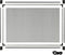 vidaXL Raamhor uitschuifbaar (100-193)x75 cm wit