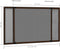 vidaXL - Raamhor - uitschuifbaar - (75-143)x50 - cm - bruin