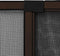 vidaXL - Raamhor - uitschuifbaar - (75-143)x50 - cm - bruin