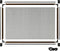 vidaXL - Raamhor - uitschuifbaar - (75-143)x50 - cm - bruin