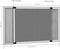 vidaXL - Raamhor - uitschuifbaar - (75-143)x50 - cm - wit