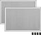 vidaXL - Raamhor - uitschuifbaar - (75-143)x50 - cm - wit