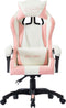 vidaXL - Racestoel - kunstleer - roze
