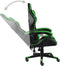 vidaXL - Racestoel - kunstleer - zwart - en - groen