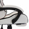 vidaXL - Racestoel - met - RGB - LED-verlichting - kunstleer - zwart - en - wit