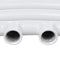 vidaXL Radiator/handdoekenrek curve 600x1160 mm
