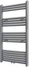 vidaXL Radiator/handdoekenrek gebogen 500x1160 mm zwart