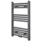 vidaXL Radiator/handdoekenrek gebogen 500x1160 mm zwart