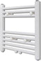 vidaXL Radiator/handdoekenrek recht 480x480 mm
