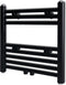 vidaXL Radiator/handdoekenrek recht 480x480 mm zwart