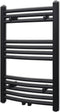 vidaXL Radiator/handdoekenrek recht 480x480 mm zwart