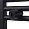 vidaXL Radiator/handdoekenrek recht 480x480 mm zwart