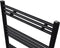 vidaXL Radiator/handdoekenrek recht 500x1160 mm zwart