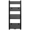 vidaXL Radiator/handdoekenrek recht 500x1160 mm zwart