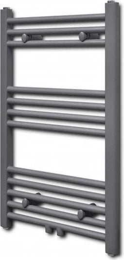 vidaXL Radiator/handdoekenrek recht 500x764 mm grijs