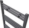 vidaXL Radiator/handdoekenrek recht 500x764 mm grijs