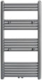 vidaXL Radiator/handdoekenrek recht 600x1160 mm grijs