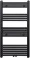 vidaXL Radiator/handdoekenrek recht 600x1160 mm zwart