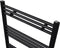 vidaXL Radiator/handdoekenrek recht 600x1160 mm zwart