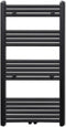 vidaXL Radiator/handdoekenrek recht 600x1160 mm zwart