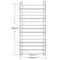 vidaXL Radiator/handdoekenrek recht 600x1200 mm