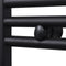 vidaXL Radiator/handdoekenrek recht 600x764 mm zwart