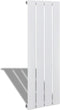 vidaXL Radiator-/verwarmingspaneel 311x900 mm wit