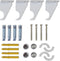 vidaXL Radiator-/verwarmingspaneel 311x900 mm wit