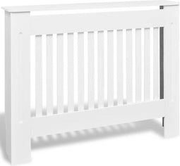 vidaXL Radiatorombouw 112 cm MDF wit