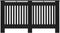 vidaXL Radiatorombouw 112x19x81.5 cm MDF wit