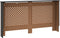 vidaXL Radiatorombouw 112x19x81.5 cm MDF wit