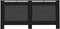 vidaXL Radiatorombouw 112x19x81.5 cm MDF wit