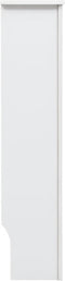 vidaXL Radiatorombouw 112x19x81.5 cm MDF wit