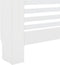 vidaXL Radiatorombouw 112x19x81.5 cm MDF wit