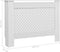 vidaXL Radiatorombouw 112x19x81.5 cm MDF wit
