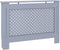 vidaXL Radiatorombouw 112x19x81 cm MDF antraciet
