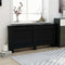 vidaXL Radiatorombouw 112x19x81 cm MDF antraciet