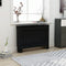 vidaXL Radiatorombouw 112x19x81 cm MDF antraciet