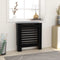 vidaXL Radiatorombouw 112x19x81 cm MDF antraciet