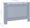 vidaXL Radiatorombouw 112x19x81 cm MDF antraciet