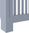 vidaXL Radiatorombouw 112x19x81 cm MDF antraciet