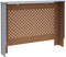 vidaXL Radiatorombouw 112x19x81 cm MDF antraciet
