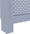 vidaXL Radiatorombouw 112x19x81 cm MDF antraciet