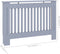 vidaXL Radiatorombouw 112x19x81 cm MDF antraciet