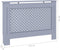 vidaXL Radiatorombouw 112x19x81 cm MDF antraciet